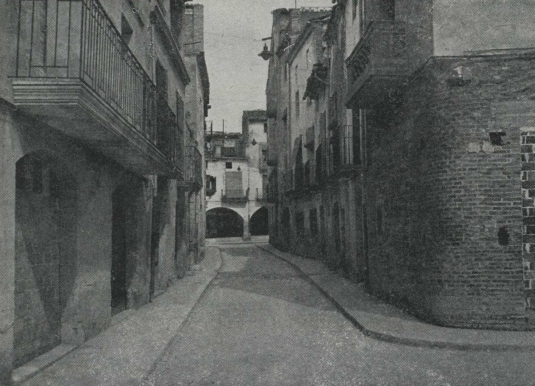 Fotografia antiga del Carrer Josep Soler